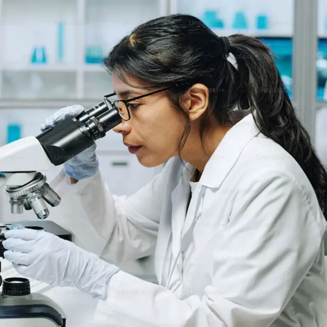 Female scientist