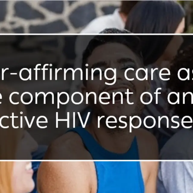 Webinar-Gender-affirming care as a core component of an effective HIV response