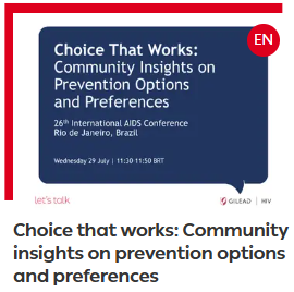 Choice that works: Community insights on prevention options and preferences