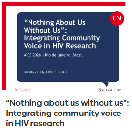 Nothing about us without us: Integrating community voice in HIV research